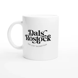 Vit keramisk mugg 325 ml | Dals Rostock