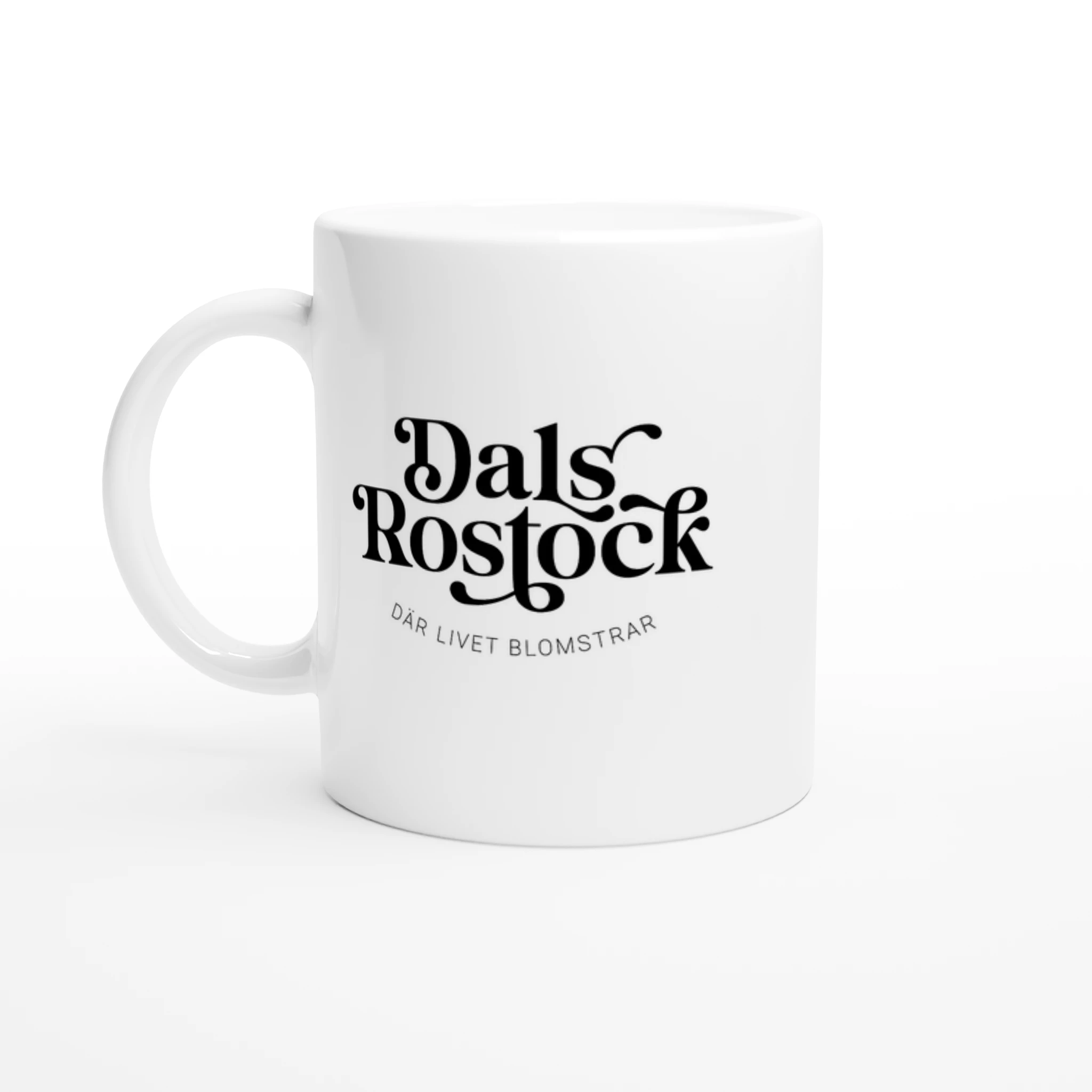 Vit keramisk mugg 325 ml | Dals Rostock - Bild 1